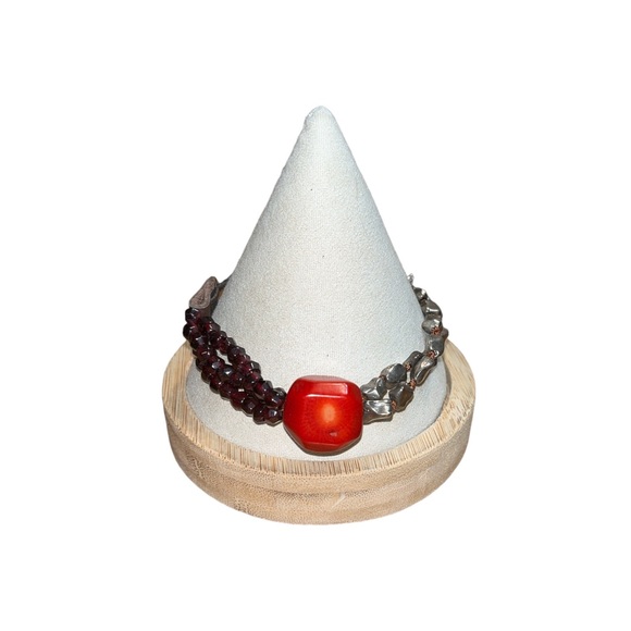 Kenneth Cole Jewelry - Kenneth Cole Beaded Leather Bracelet